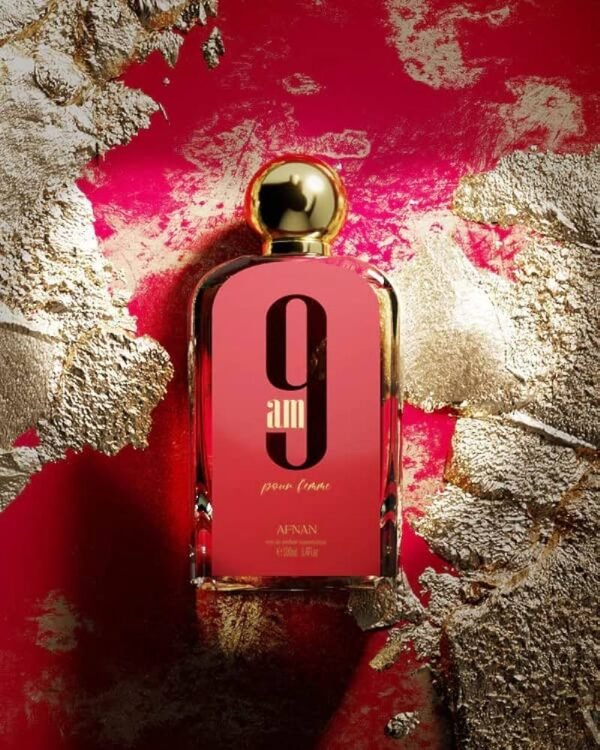 9 am POUR FEMME Afnan perfume MUJER 100ml - Imagen 2