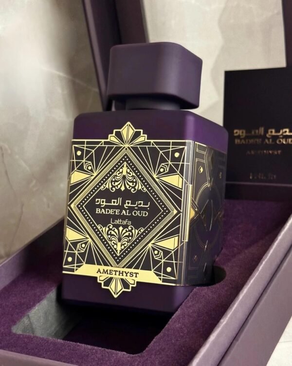 BADEE AL OUD Amethyst Lattafa perfume Unisex 100ml - Imagen 3