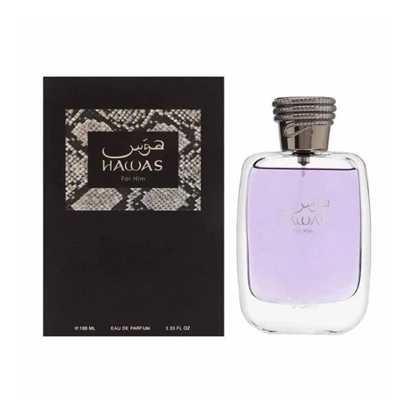 HAWAS FOR HIM Rasasi perfume HOMBRE 100ml - Imagen 3